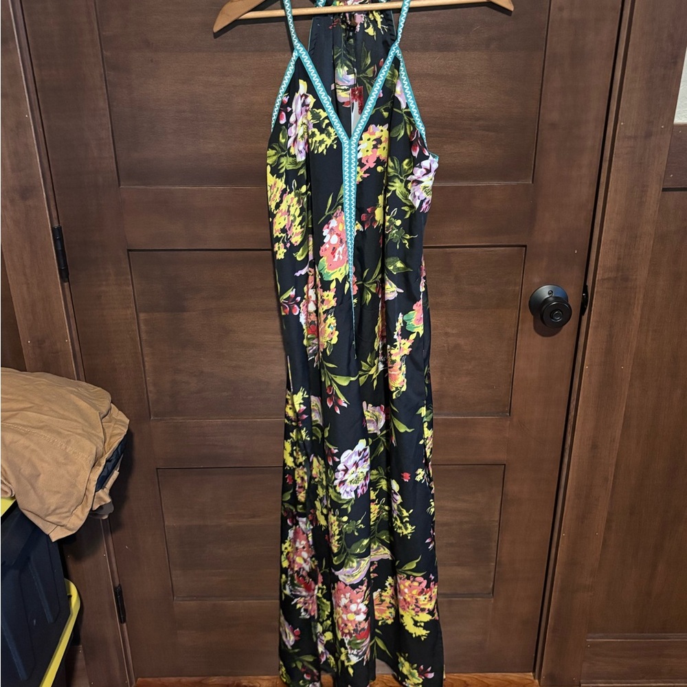 Tropical beach cover up/caftan